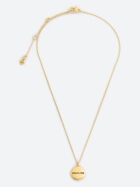 Kate Spade Color Theory Green Loyalty Medallion Necklace